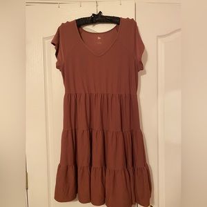 Flowy Summer Maroon/Purple Dress
